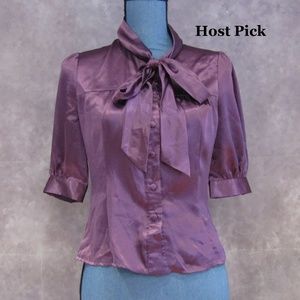 ⚜HP⚜NEW LF Traffic People Satin Blouse Size S